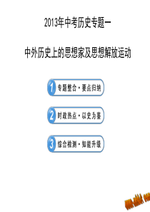 中外历史上思想家及思想解放运动