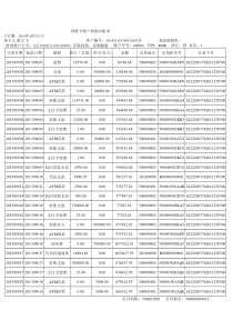 建设银行个人流水模板