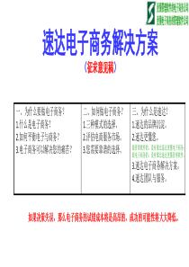 电子商务解决方案 修正版 (01背景篇)