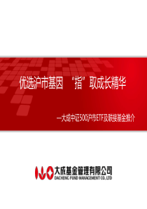 大成中证500沪市ETF基金及联接基金