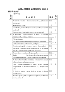 牛津小学英语四年级下册教学计划