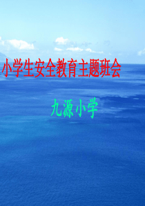 小学安全教育PPT