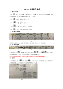 PM1200简易使用手册