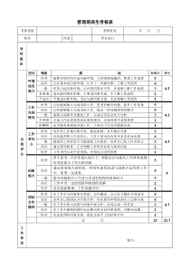 管培生考核