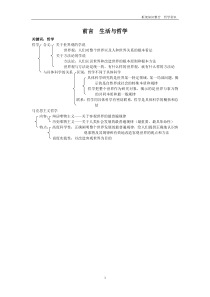 上海市高中政治哲学部分知识点整合