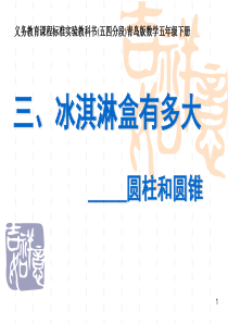 六年级数学圆柱和圆锥