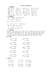 部编版小学语文三年级下册各单元知识小结