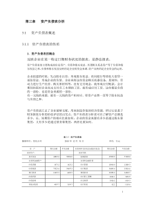 第三章   资产负债表分析