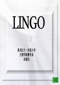 Lingo的基本使用方法