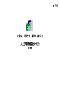 492天津某工业园投资集团公司人力资源流程设计报告(PPT 50页)