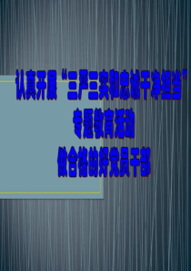 2015三严三实和忠诚干净担当党课宣讲稿推荐10