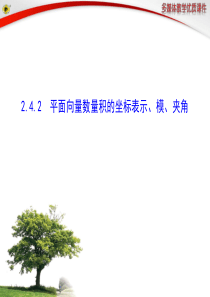 必修四--2.4.2平面向量数量积的坐标表示、模、夹角(经典)