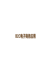 B2C电子商务应用