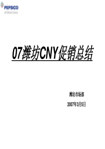 07cny促销总结