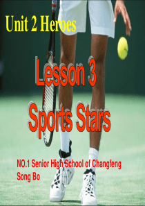 unit 2 lesson 3 sports stars