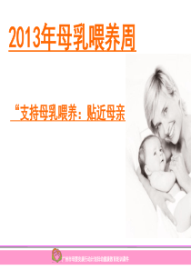 2013年世界母乳喂养周