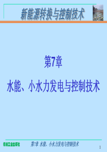 小水力发电与控制技术水电站