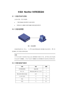 IX1000实验手册--6.NeoStor快照配置基础