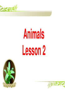 人教版小学五年级英语上册《Animals Lesson 2》图文