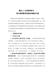 群众路线教育实践活动整改方案1