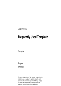 麦肯锡咨询公司 PPT模板 McKinsey Powerpoint Templates