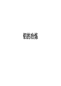 铝的冶炼-新