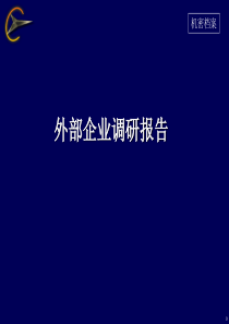 企业调研报告(含华北制药、华东制药、强生、同仁堂和万