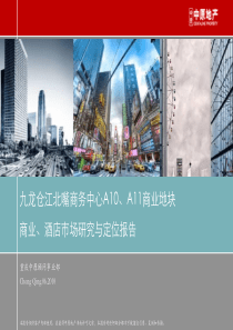 中原九龙仓江北嘴商务中心商业、酒店市场研究定位报告