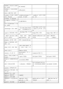 上海高考阅读高频词汇整理