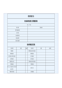 标准化表