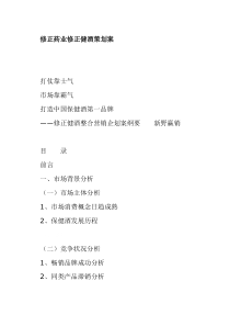 修正药业修正健酒策划案(93)(1)