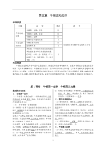 高考物理复习资料《牛顿运动定律》