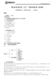 2017年民法总则讲座讲解