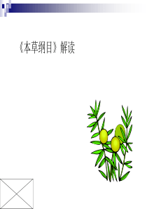 本草纲目详解