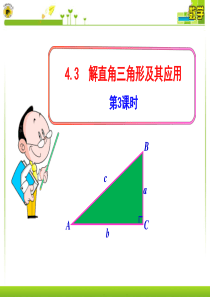 4.3  解直角三角形及其应用  第3课时
