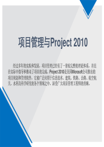 Project2010基础入门教程精讲