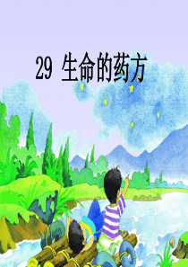 湘教版29生命的药方