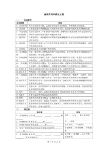 兽医药理学模拟试题