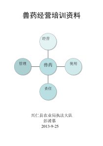 兽药经营培训资料