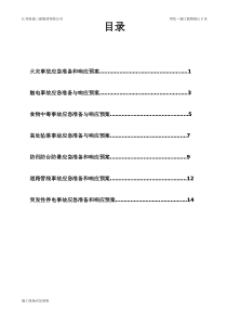 建筑工地应急预案