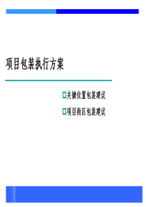 阳光澳园商业项目包装方案