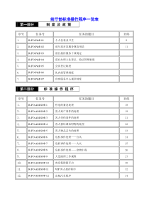 五星级酒店前台标准操作程序(修订)