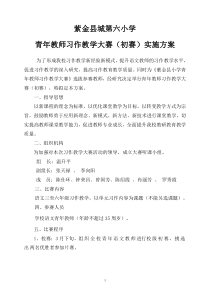 县城片2片区青年教师习作教学大赛实施方案