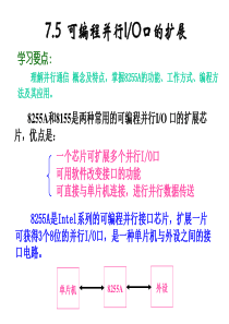 51单片机8255A扩展IO口与单片机连接