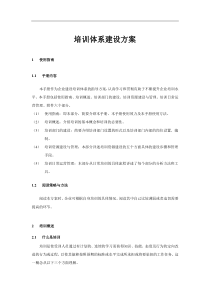 培训体系建设方案DOC