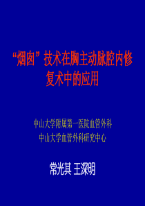 烟囱技术在血管腔内修复术中的应用