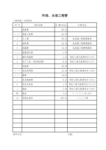 园林绿化工程预算万能套用表