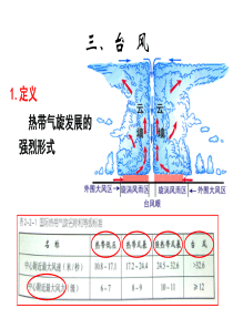 台风,寒潮,沙尘暴上课概要