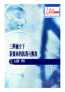 三网合一 新媒体的机遇与挑战-人民网