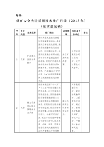 2015年-国家煤矿安全监察局